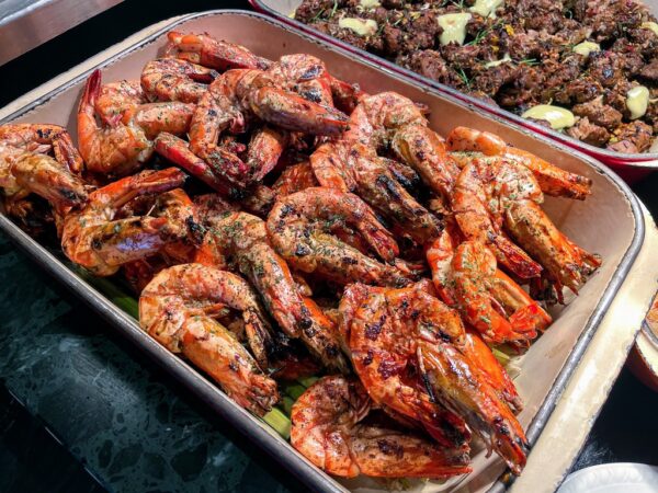 Les crevettes grillées